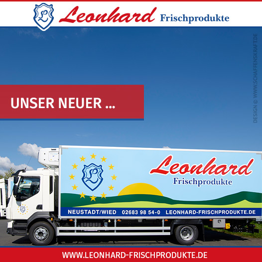 Unser neuer LKW für Kühltransporte