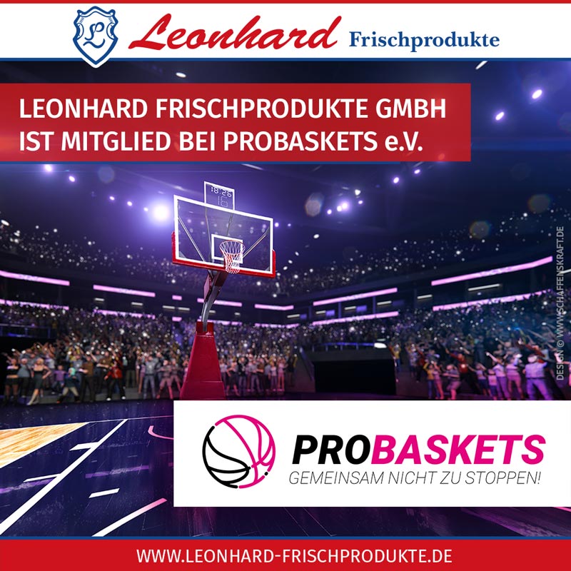 Leonhard Frischprodukte GmbH ist Mitglied bei ProBaskets e.V.