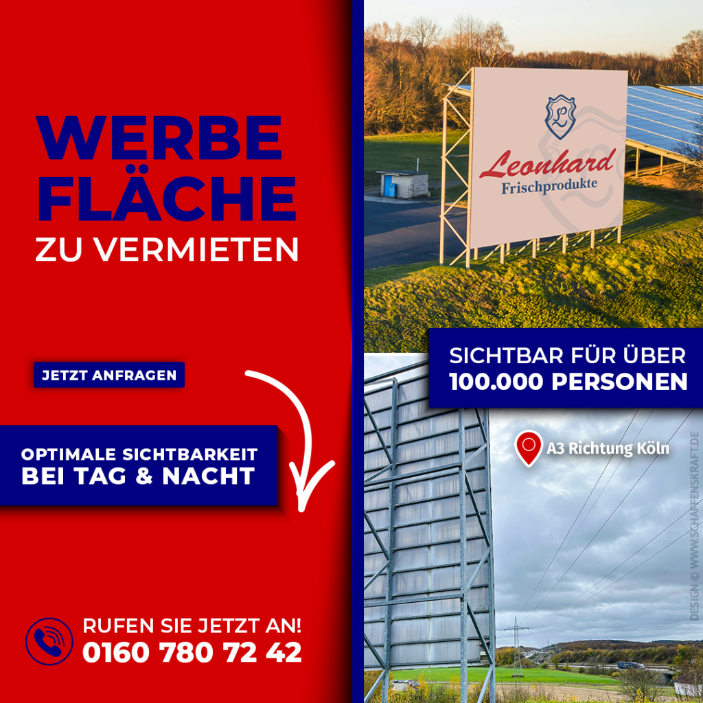 Werbeflaeche einfach mieten