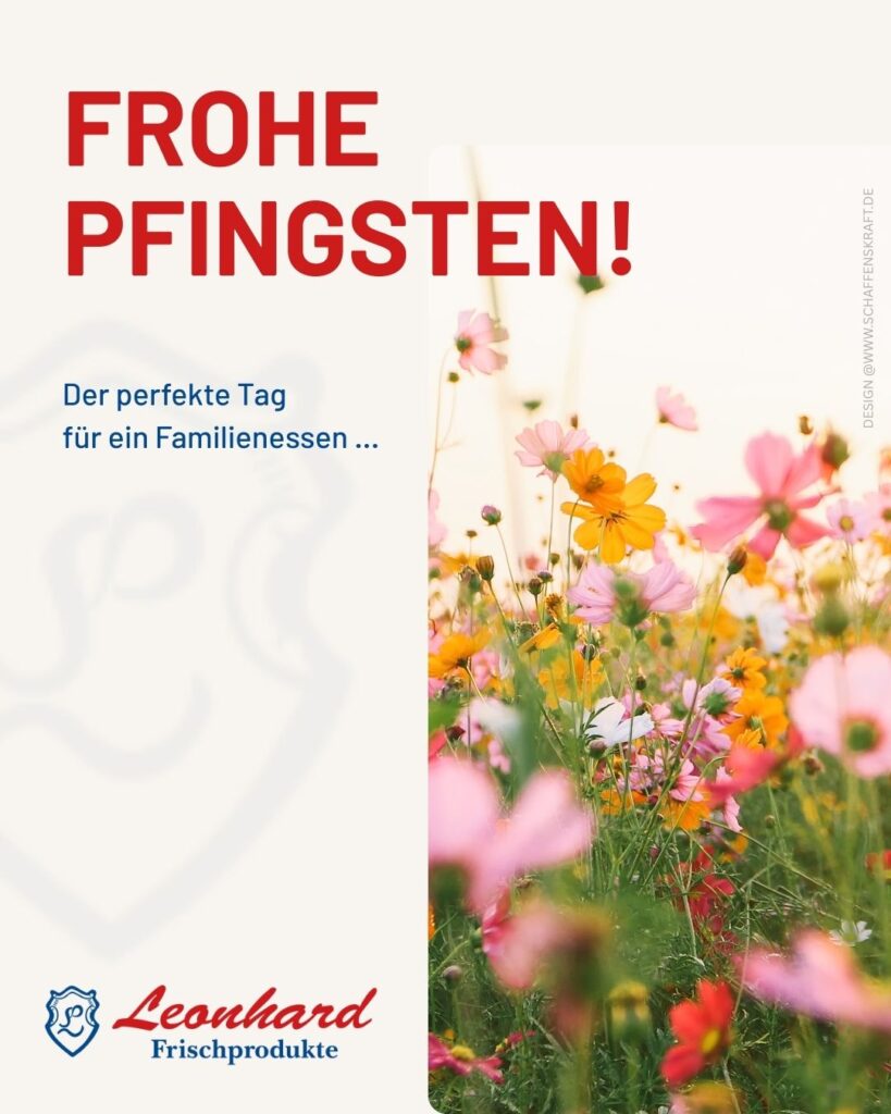 Frohe Pfingsten! Der perfekte Tag für ein Familienessen ...