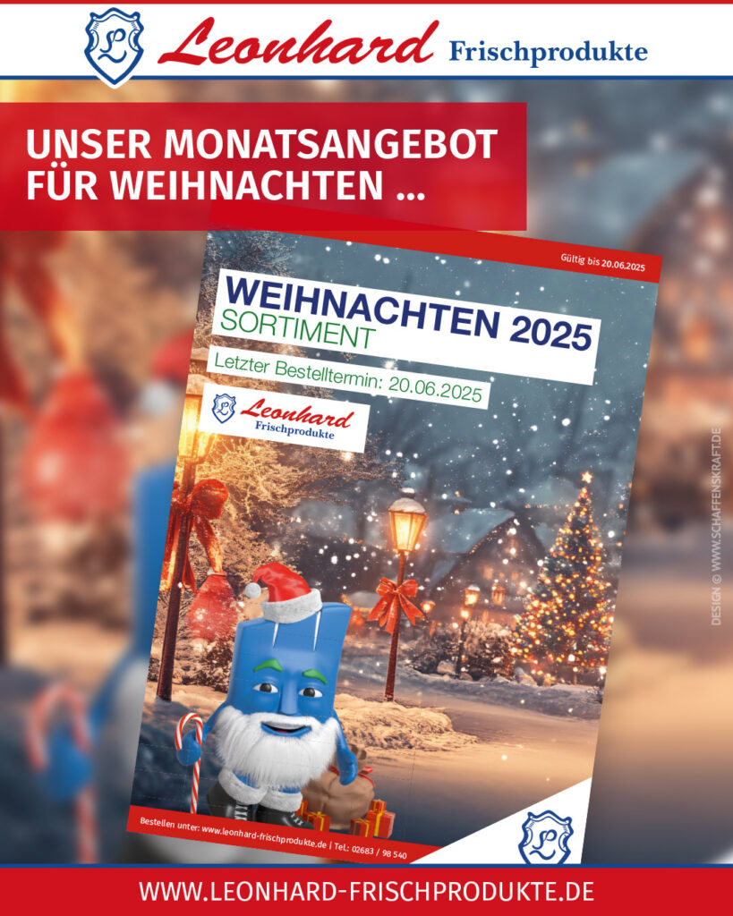 Unser Monatsangebot für Weihnachten 2025 ...