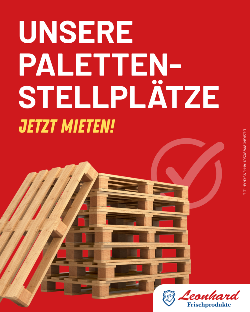 Unsere Paletten-Stellplätze
